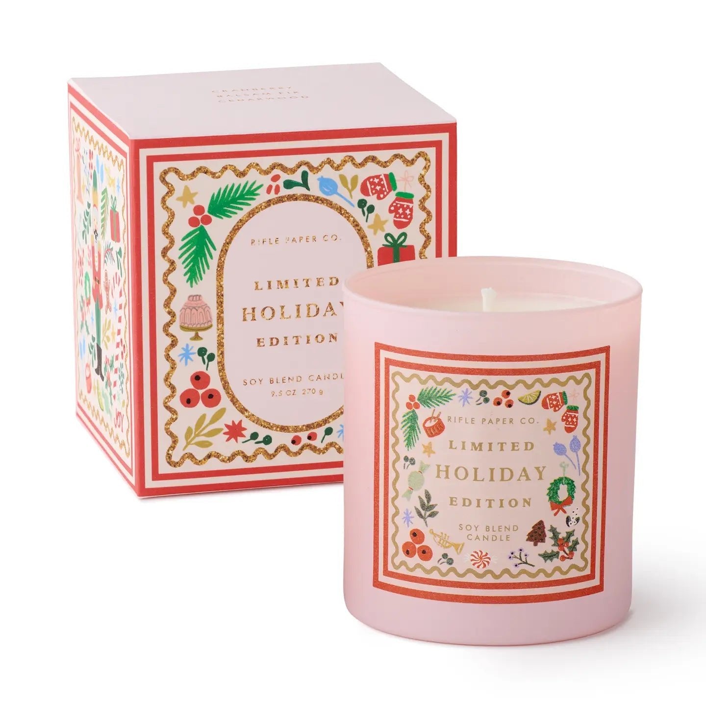 Holly Jolly Nutcracker Candle - From Juniper With Love