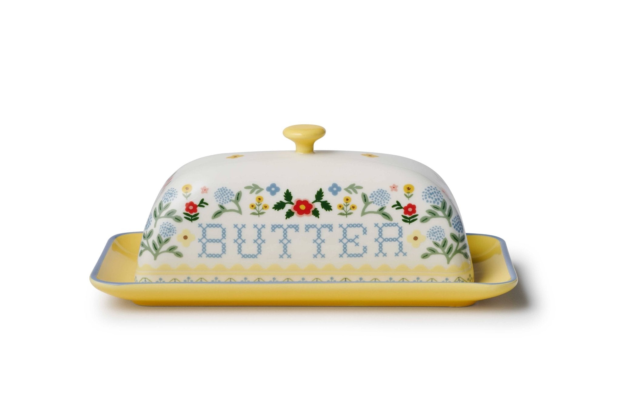 Home Sweet Home Porcelain Butter Dish - From Juniper With Love