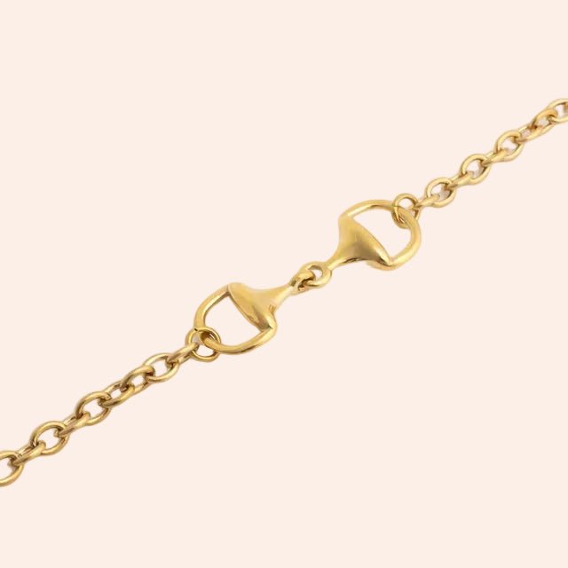 Horse Bit Bracelet / Gold - From Juniper With Love