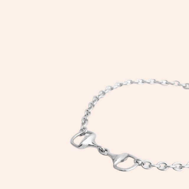 Horse Bit Bracelet in sterling silver by From Juniper With Love