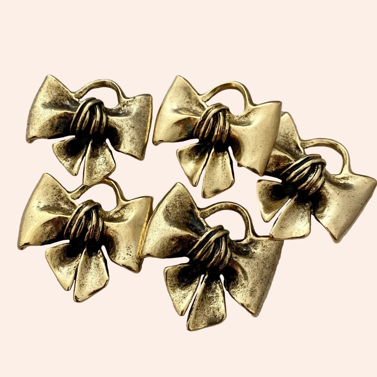 Golden Ribbon Bow Charmie