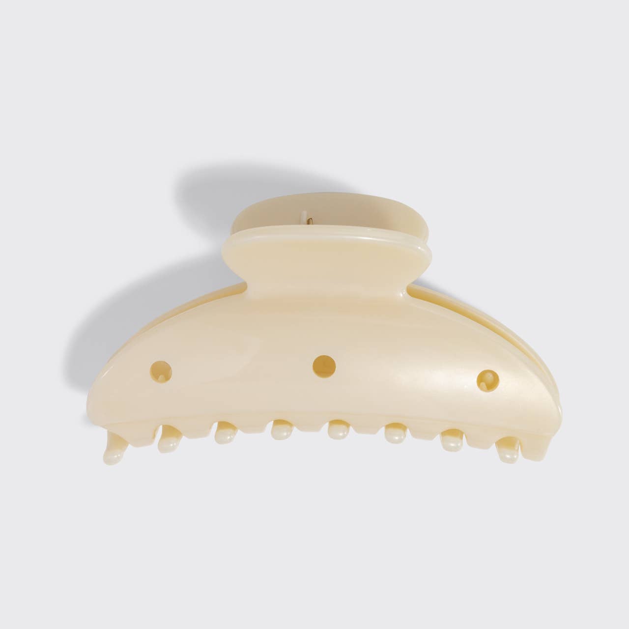 KitschPop™️ Curved Claw Clip 7pc Set Vintage - Pearlized Cream - From Juniper With Love