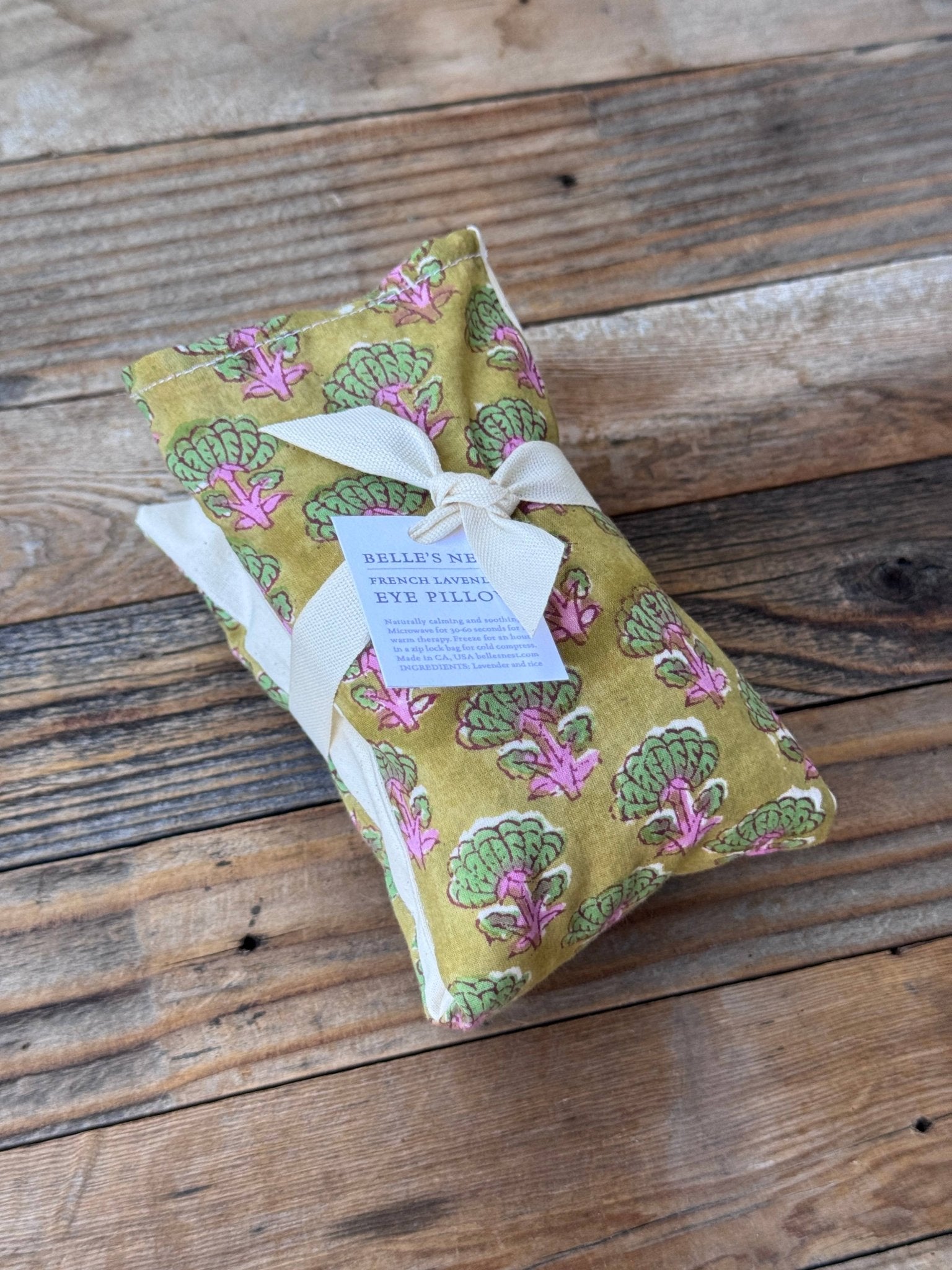 Lavender Eye Pillow / Green - From Juniper With Love