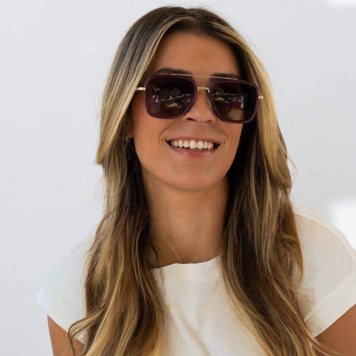 Lex Plum Polarized Sunglasses - From Juniper With Love