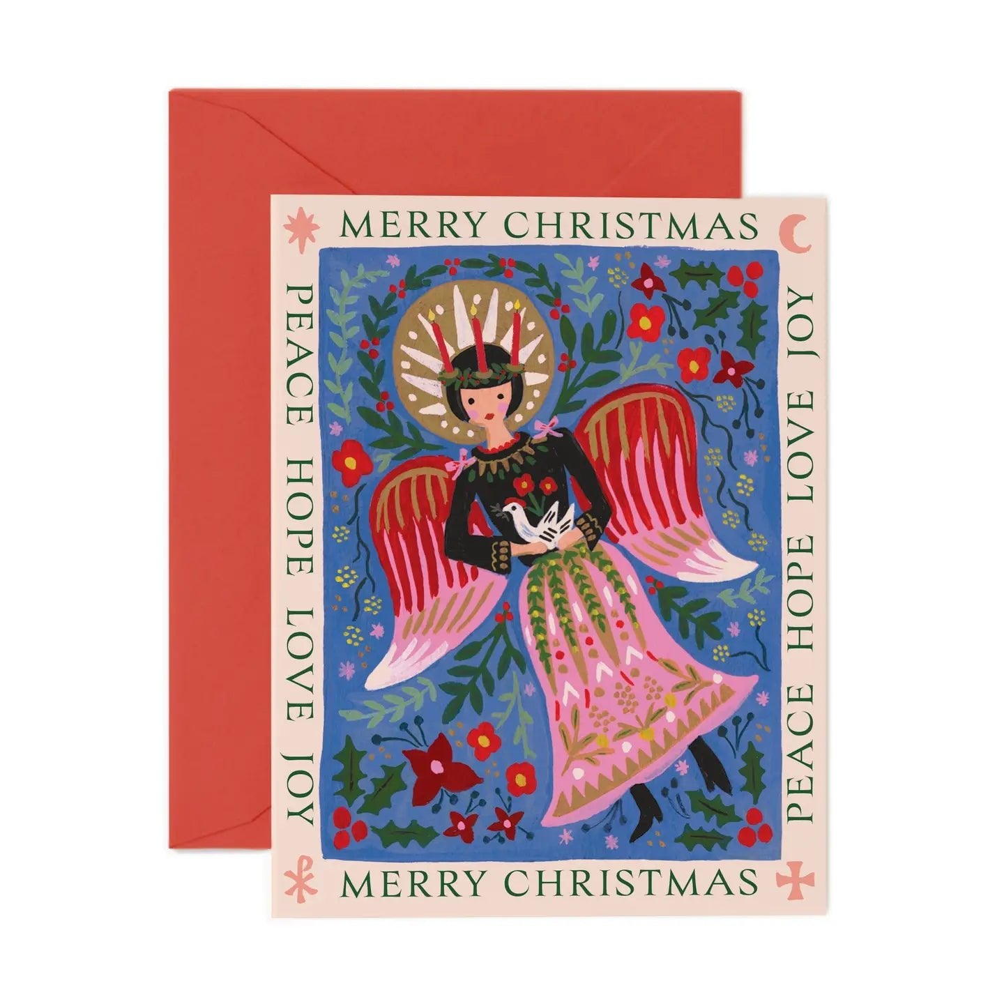 Lucia Angel Christmas Card - From Juniper With Love