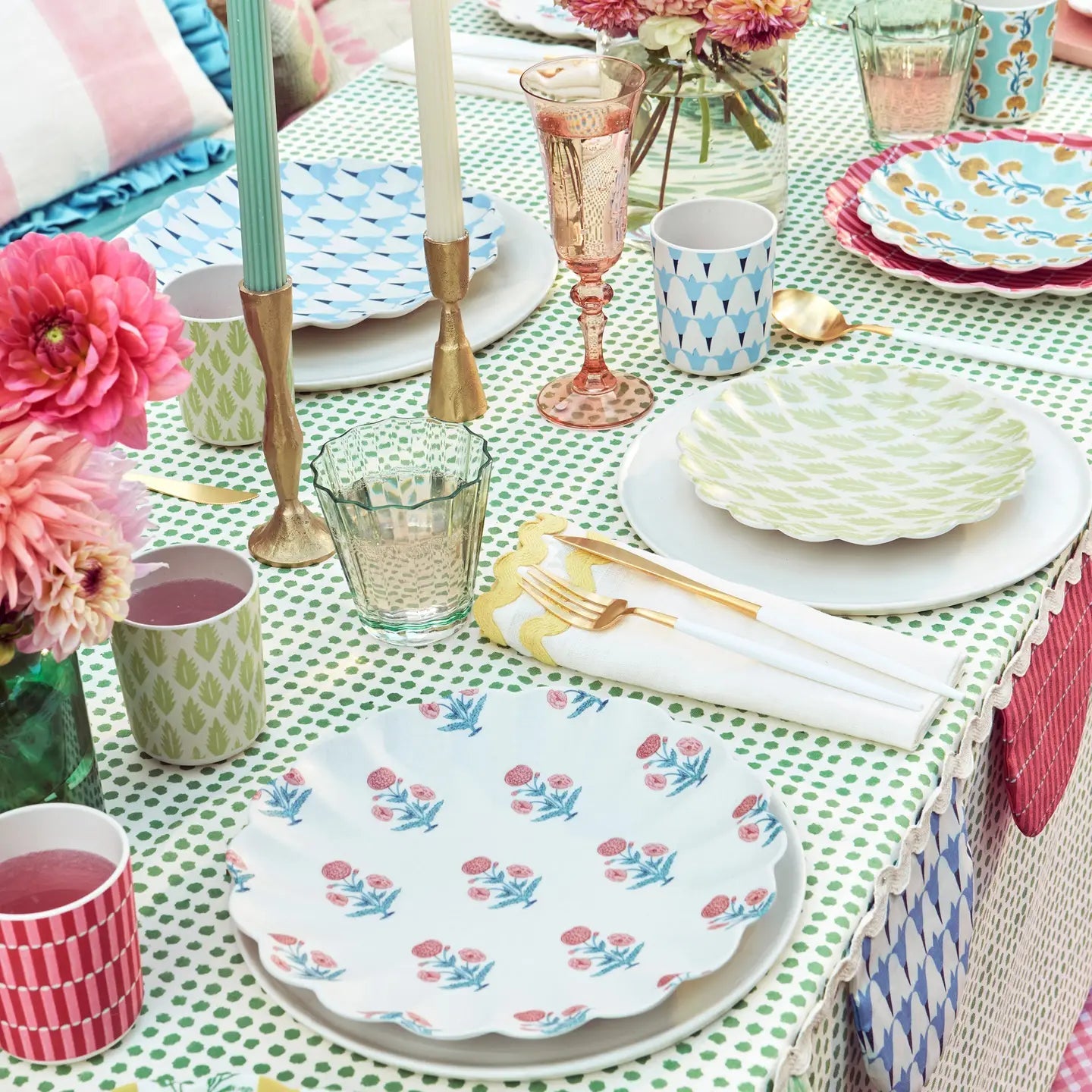 Meri Meri x Molly Mahon Reusable Plates - From Juniper With Love