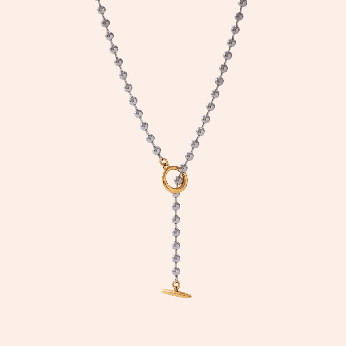 Mix Metal Ball Chain Necklace - From Juniper With Love