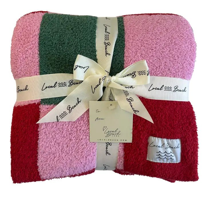 Mixed Checkered Cozy Luxe Blanket - From Juniper With Love