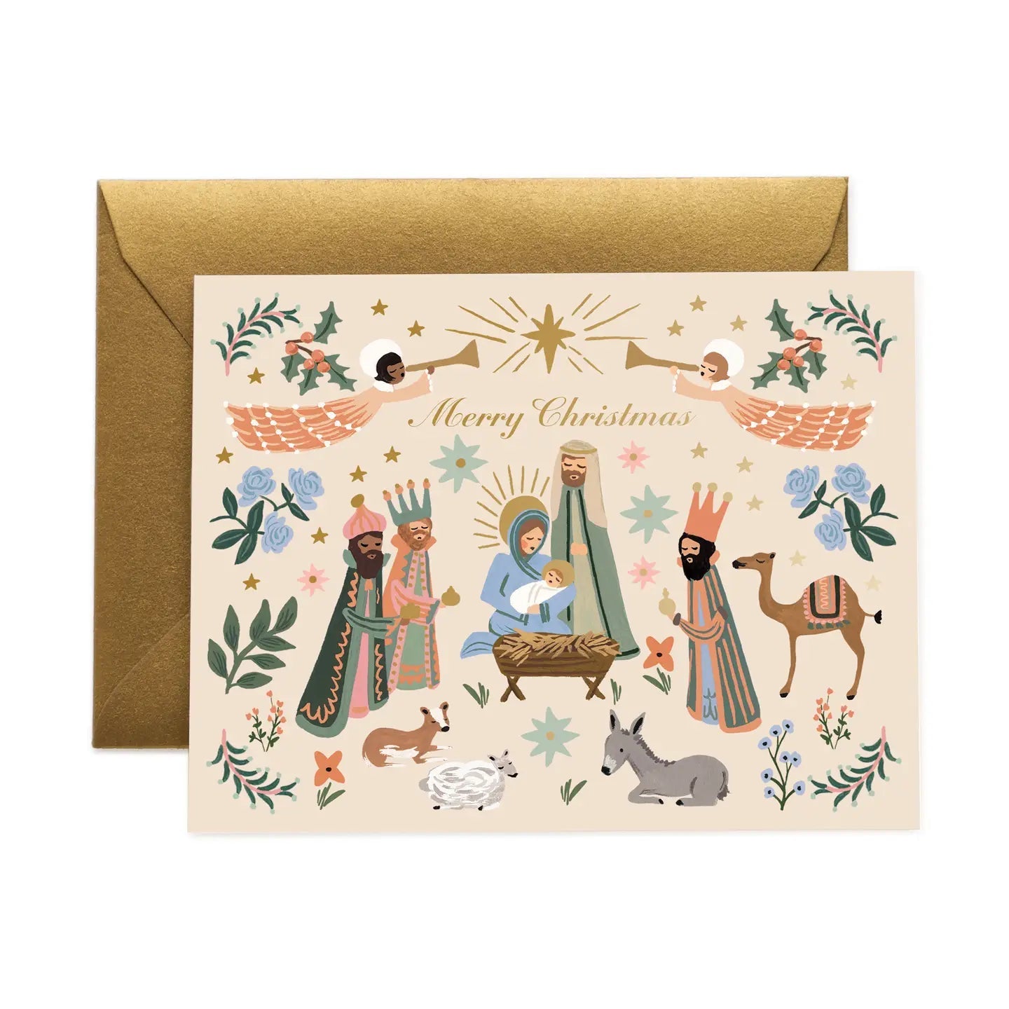 Nativity Scene Card - From Juniper With Love