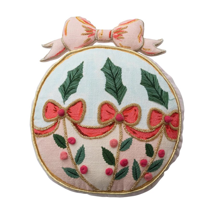 Ornament Shaped Pillow - From Juniper With Love