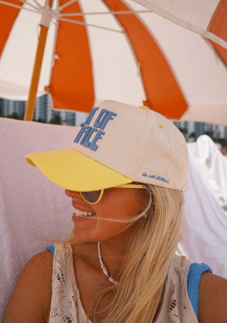 Out of Office Butter Yellow Trucker Hat - From Juniper With Love