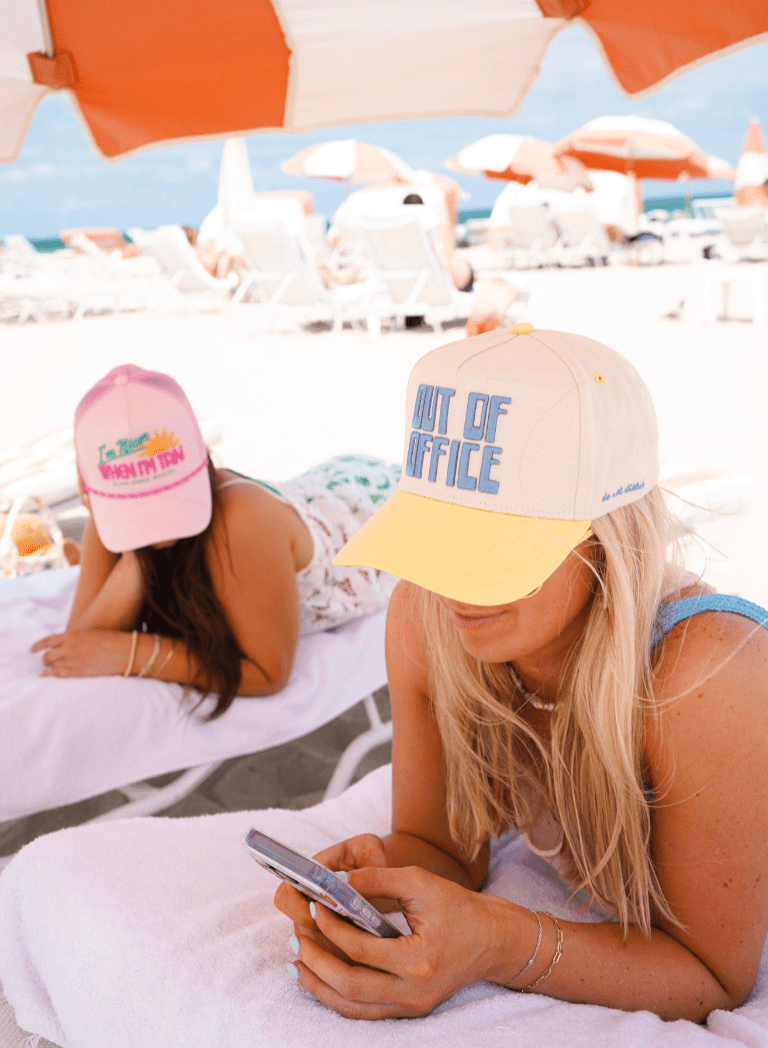 Out of Office Butter Yellow Trucker Hat - From Juniper With Love