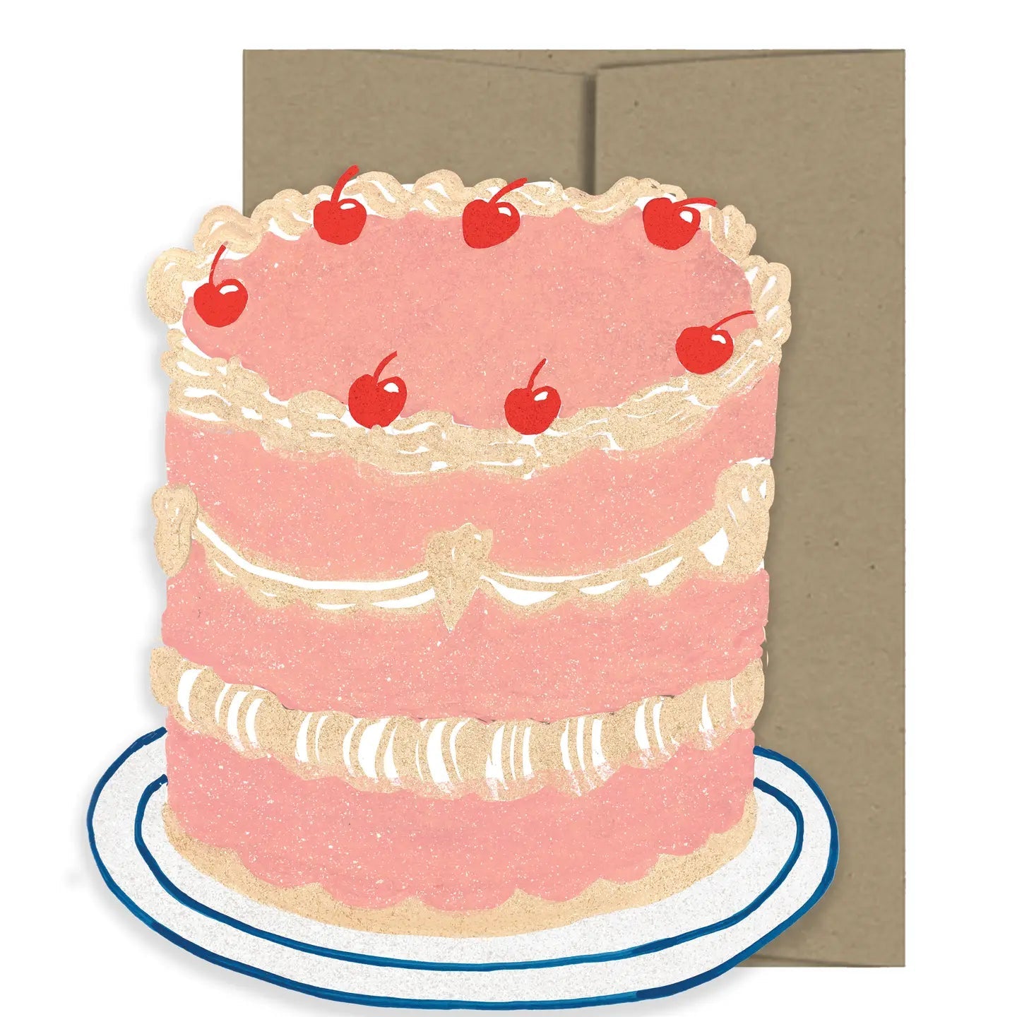 Party Cake Die Cut Card - From Juniper With Love