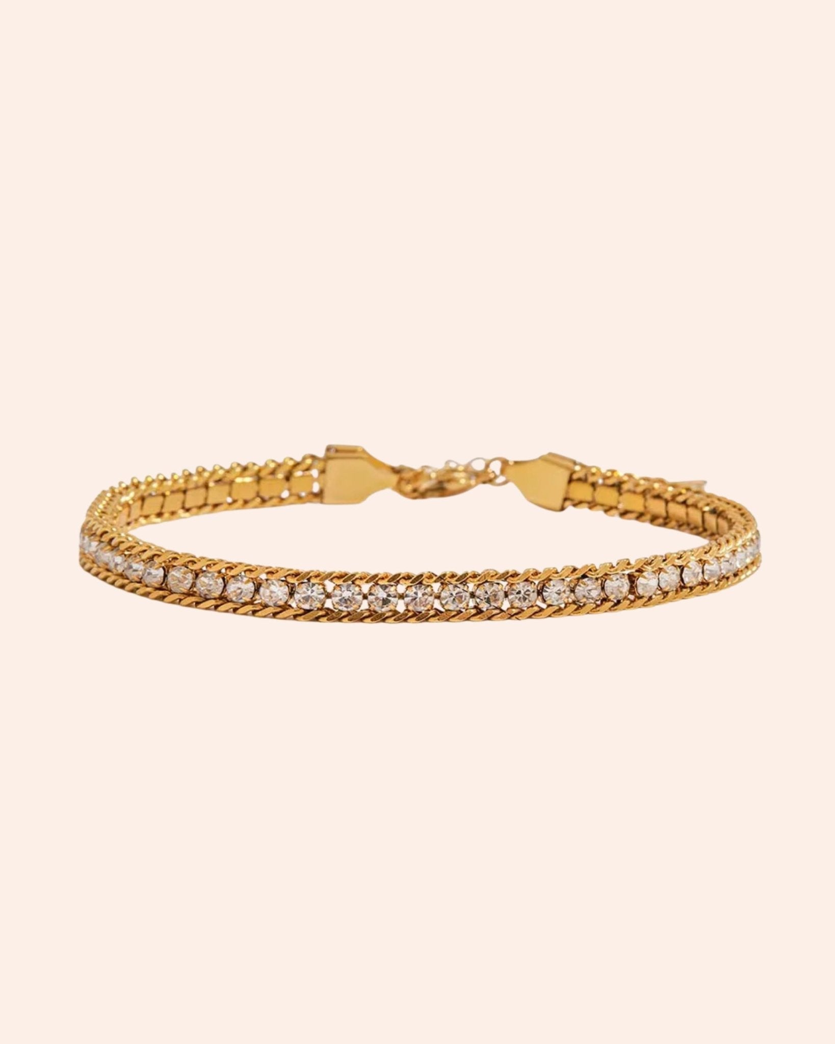 Riviera Double Chain Bracelet - From Juniper With Love