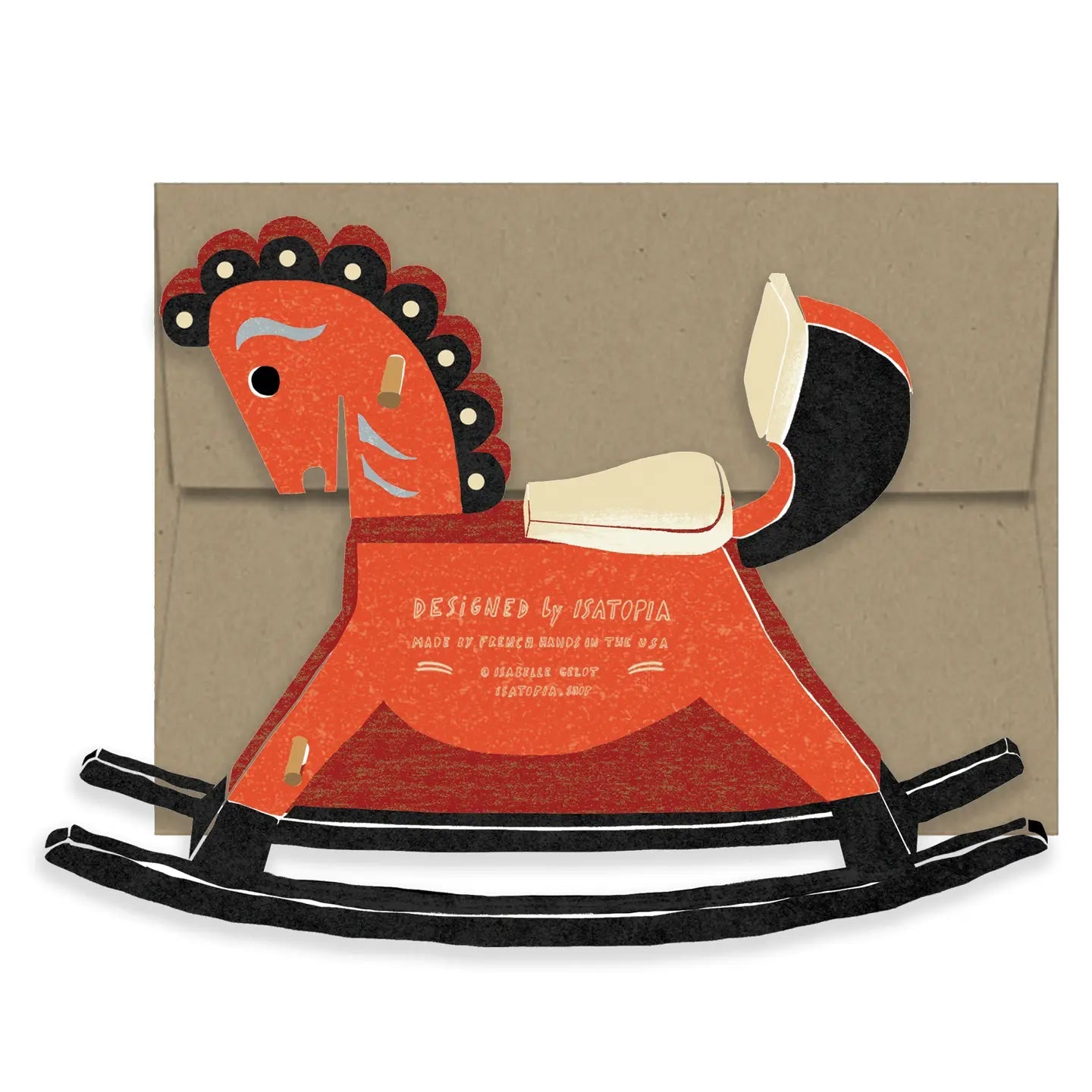 Rocking Horse Die Cut Card - From Juniper With Love