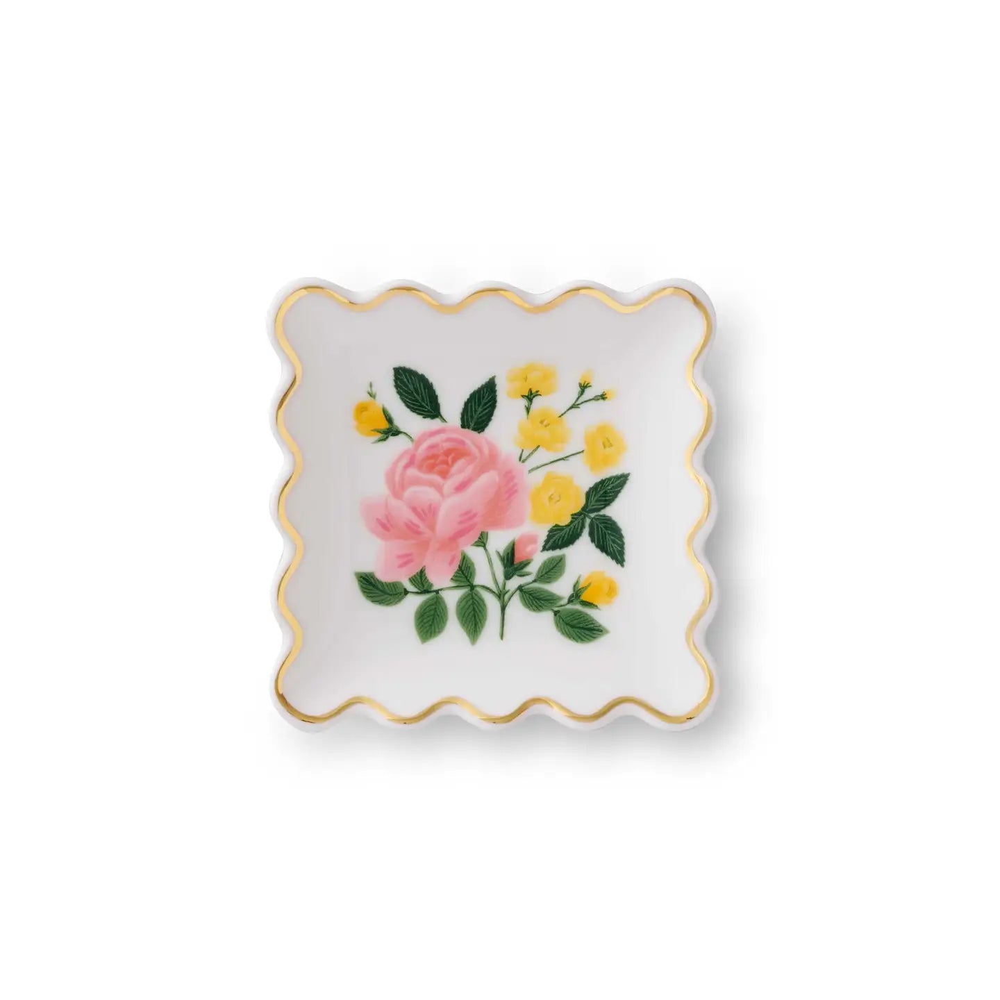 Roses Scalloped Ring Dish - From Juniper With Love
