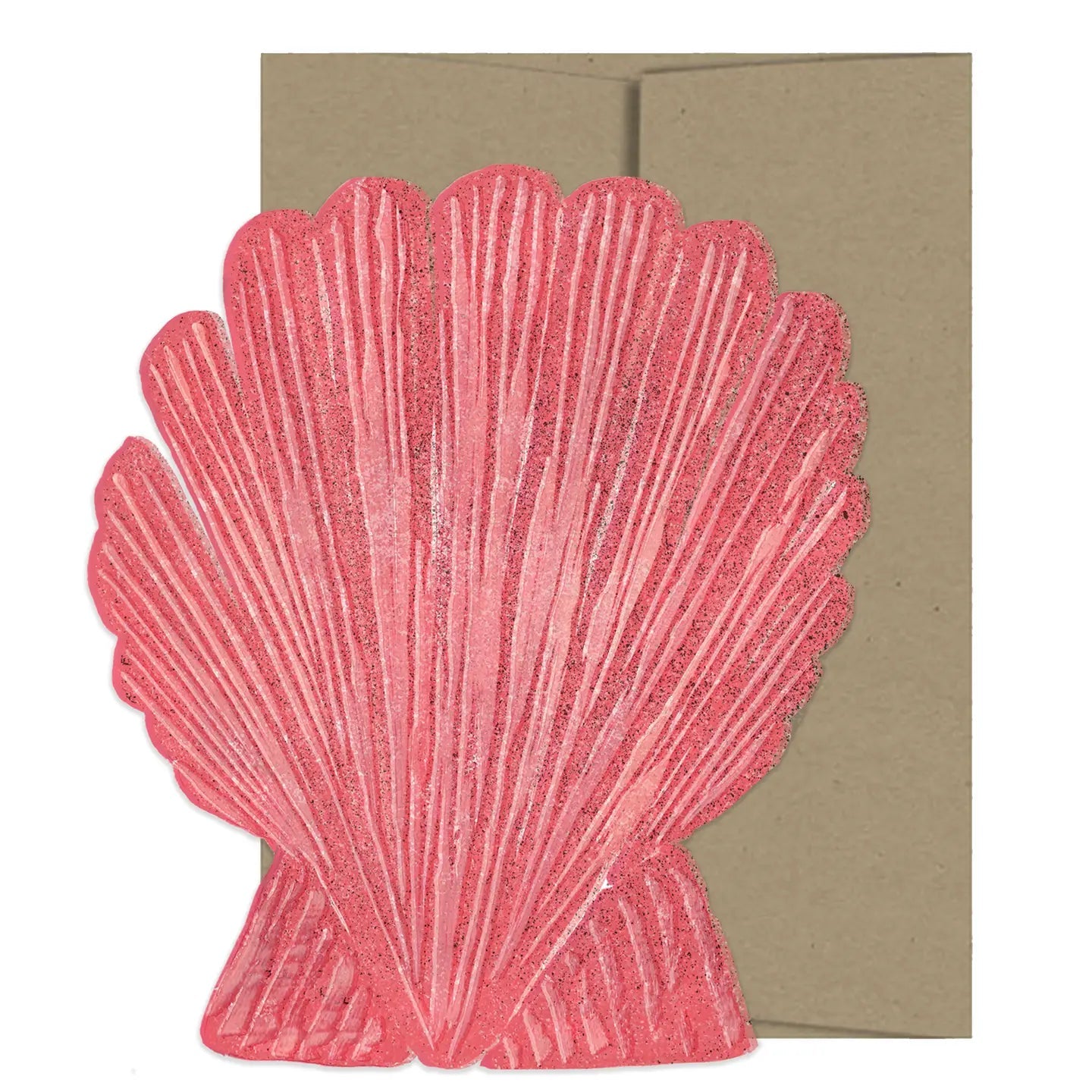 Seashell Die Cut Card - From Juniper With Love