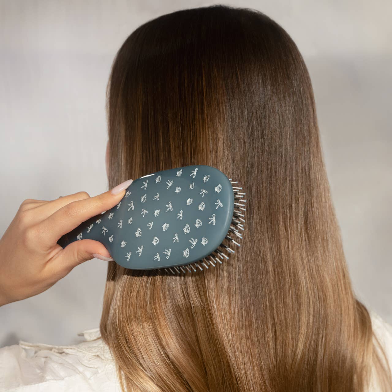 Smooth & Polish Brush / Coastal Blue Print - From Juniper With Love