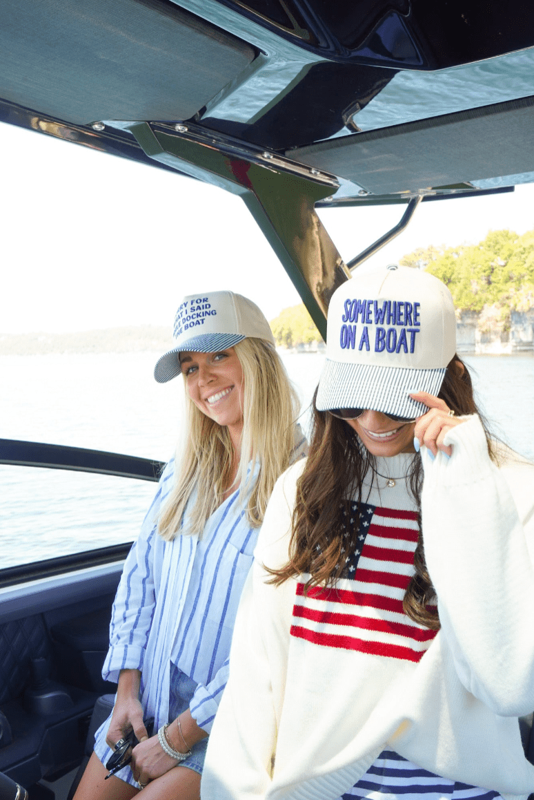 Somewhere On A Boat Hat - From Juniper With Love