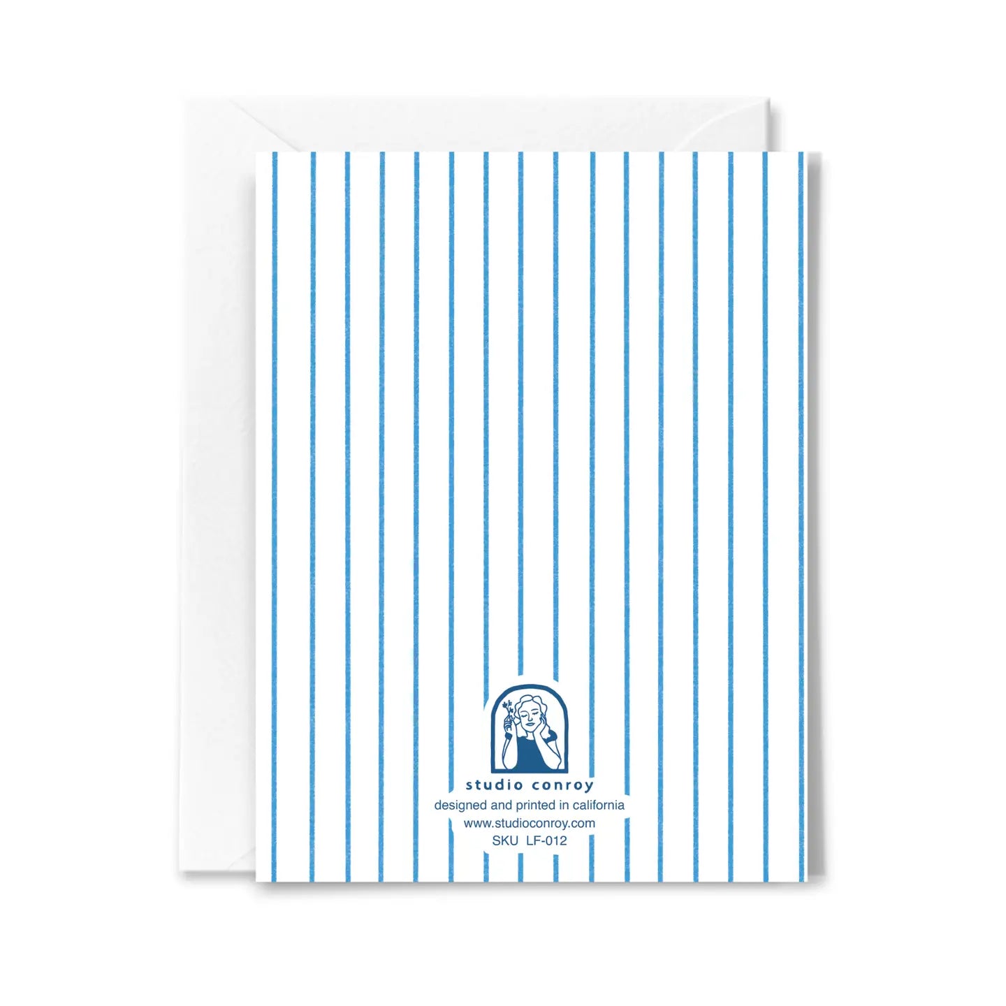 Striped Tulip Card - From Juniper With Love