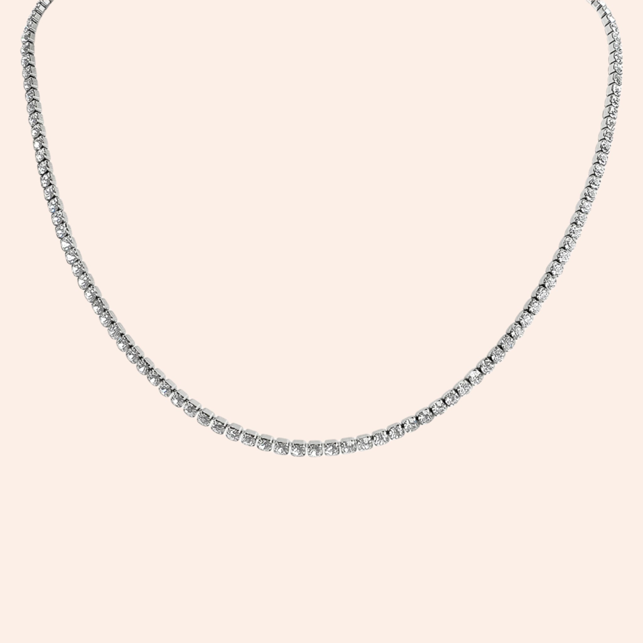Tennis Chain / Silver - From Juniper With Love