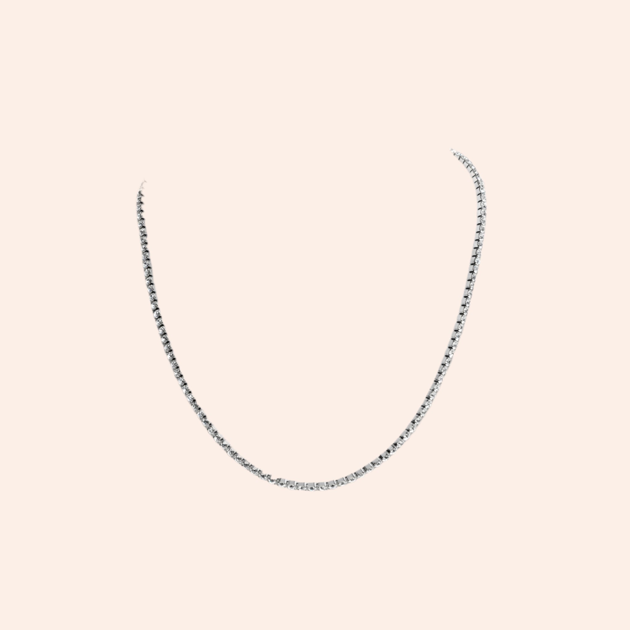 Tennis Chain / Silver - From Juniper With Love