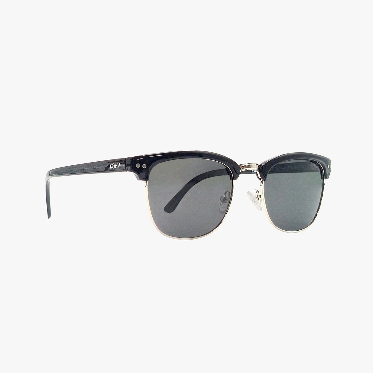 Weston Midnight Chrome Polarized Rimless Sunglasses - From Juniper With Love