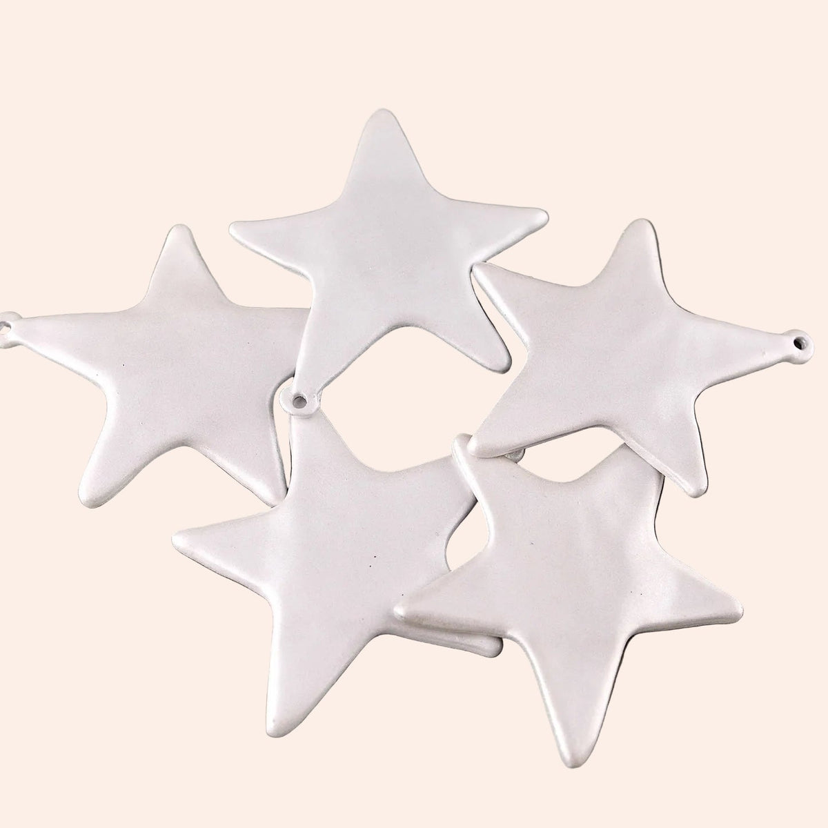 White Pearl Artisan Star Charmie - From Juniper With Love