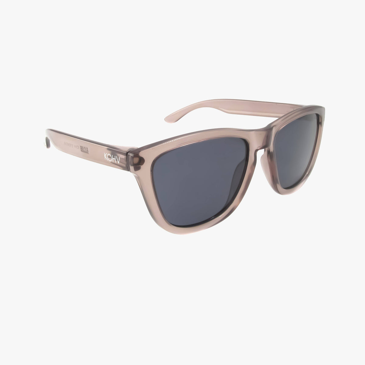 Lincoln Crystal Smoke Polarized Square Sunglasses
