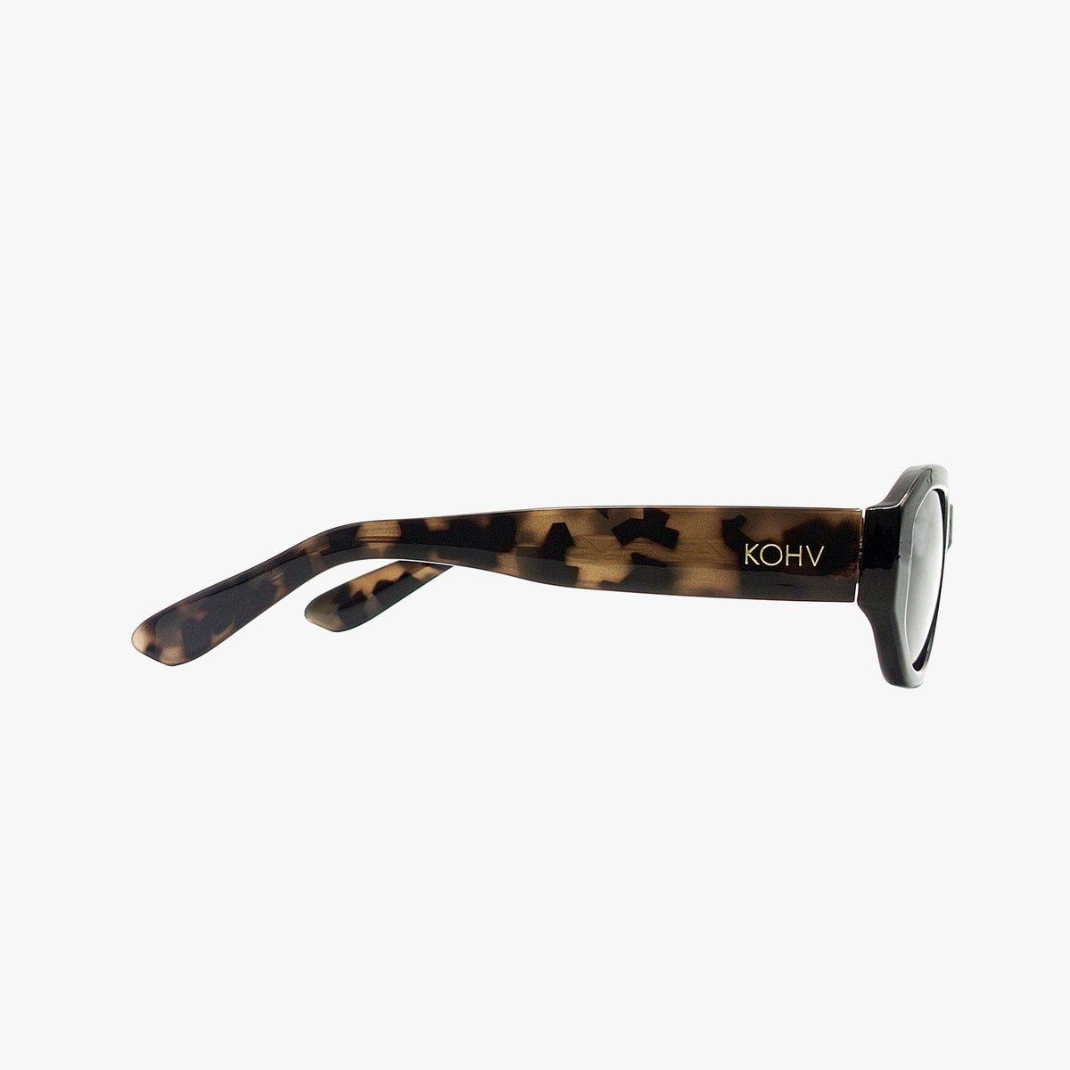 Bea Midnight Tortoise Polarized Geometric Fashion Sunglasses