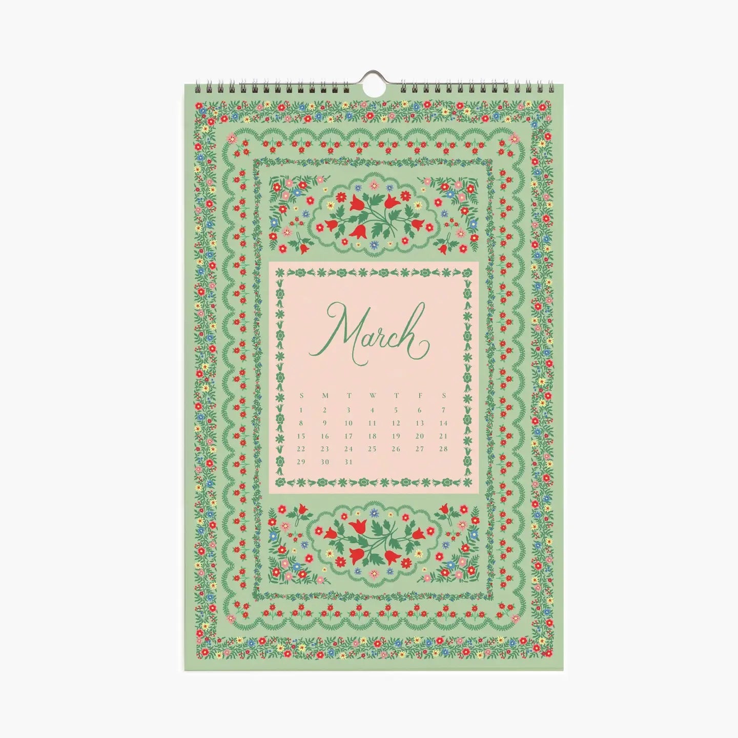 2026 Flora Wall Calendar - From Juniper With Love