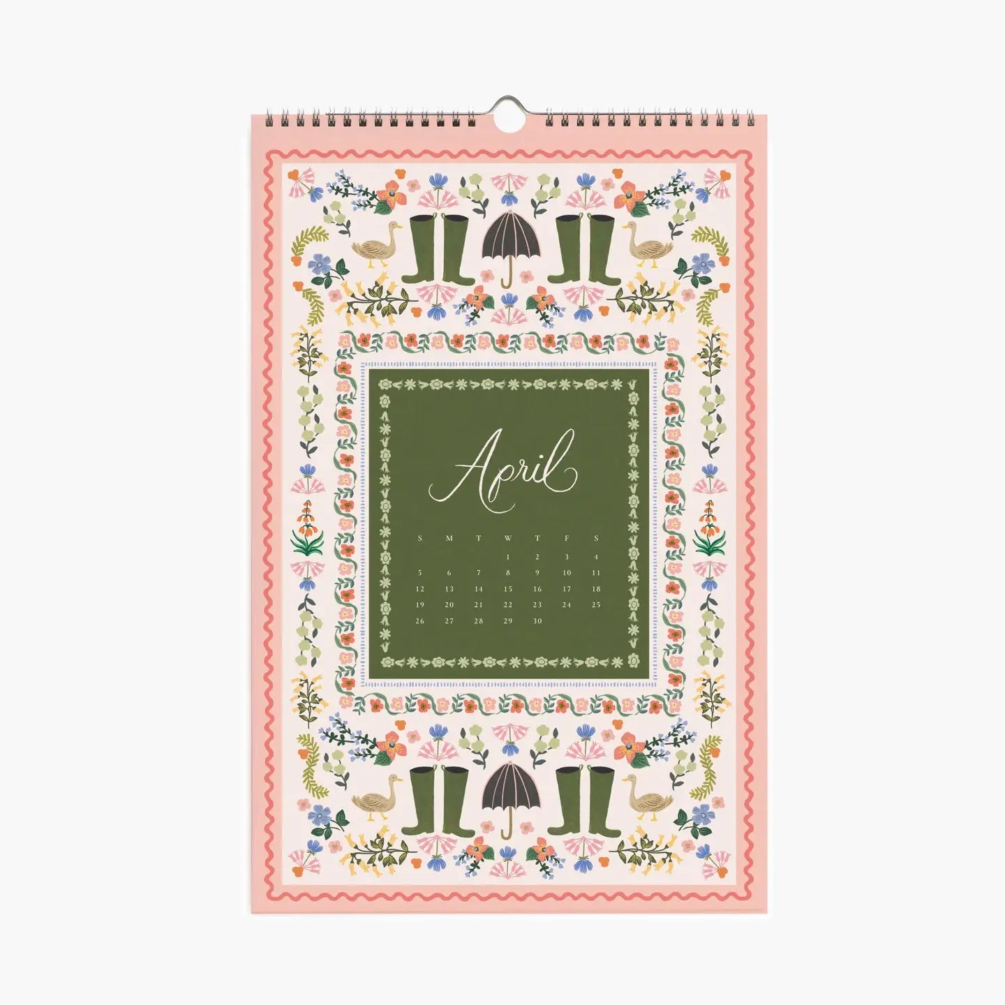 2026 Flora Wall Calendar - From Juniper With Love