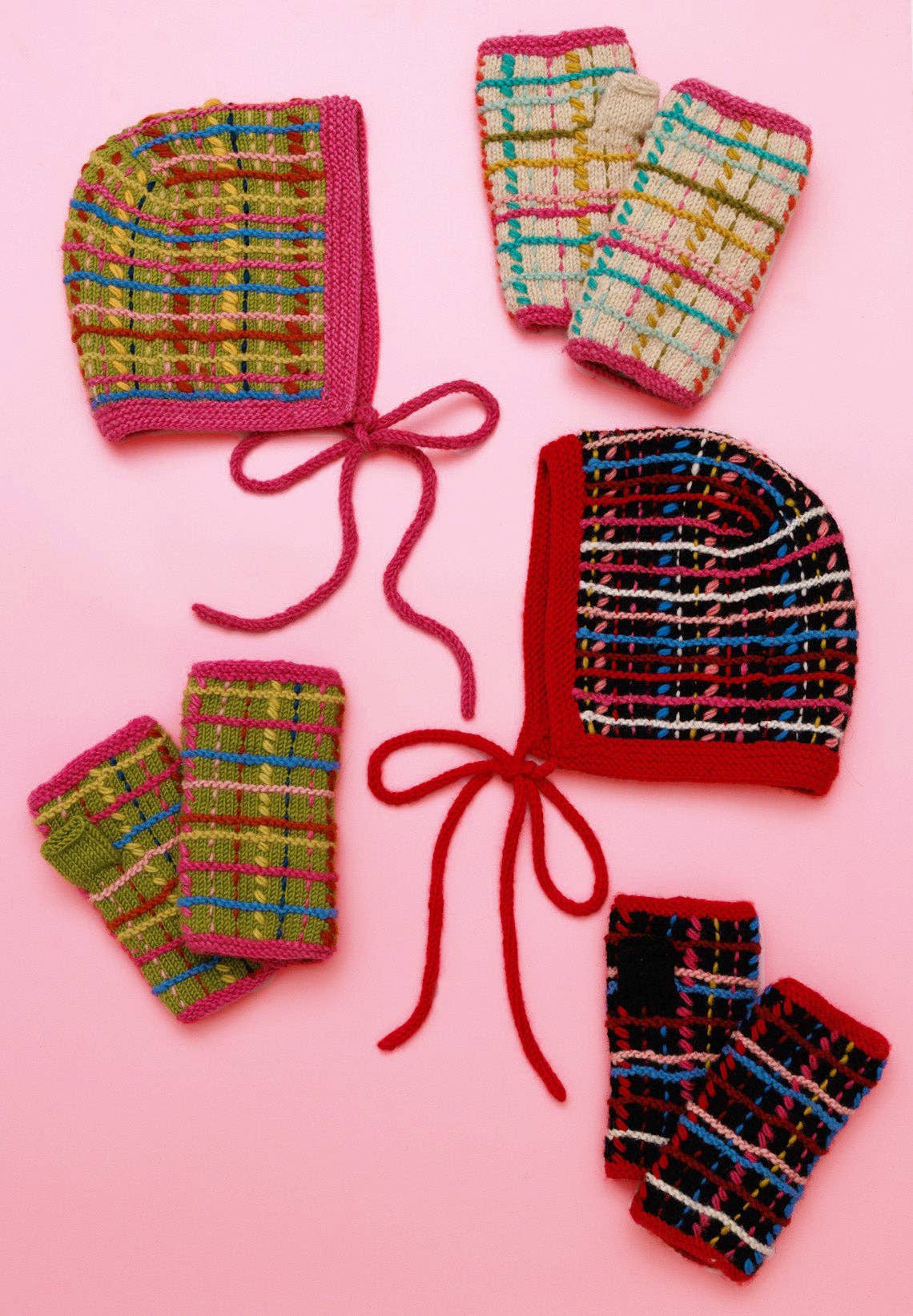 Tate Plaid Handwarmer / Natural