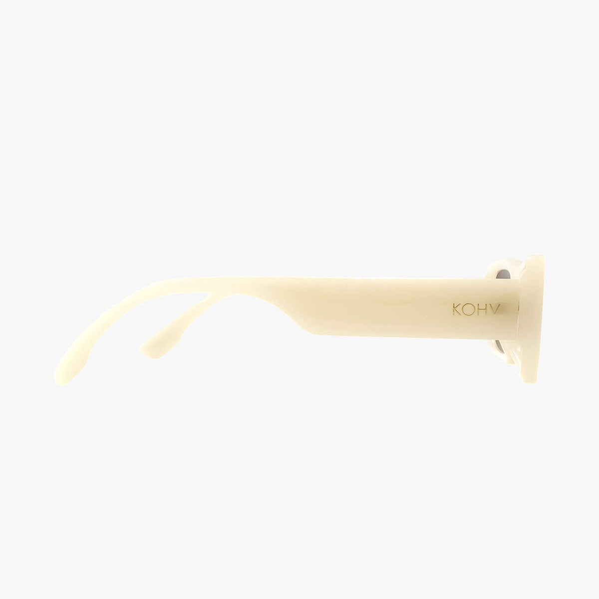 Haven Ivory Polarized Rectangle Sunglasses