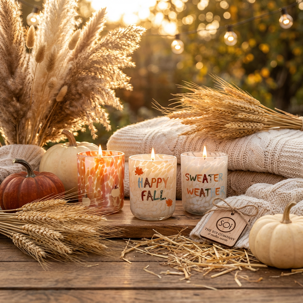 Heriloom Pumpkin Fall 12oz Icon Candle
