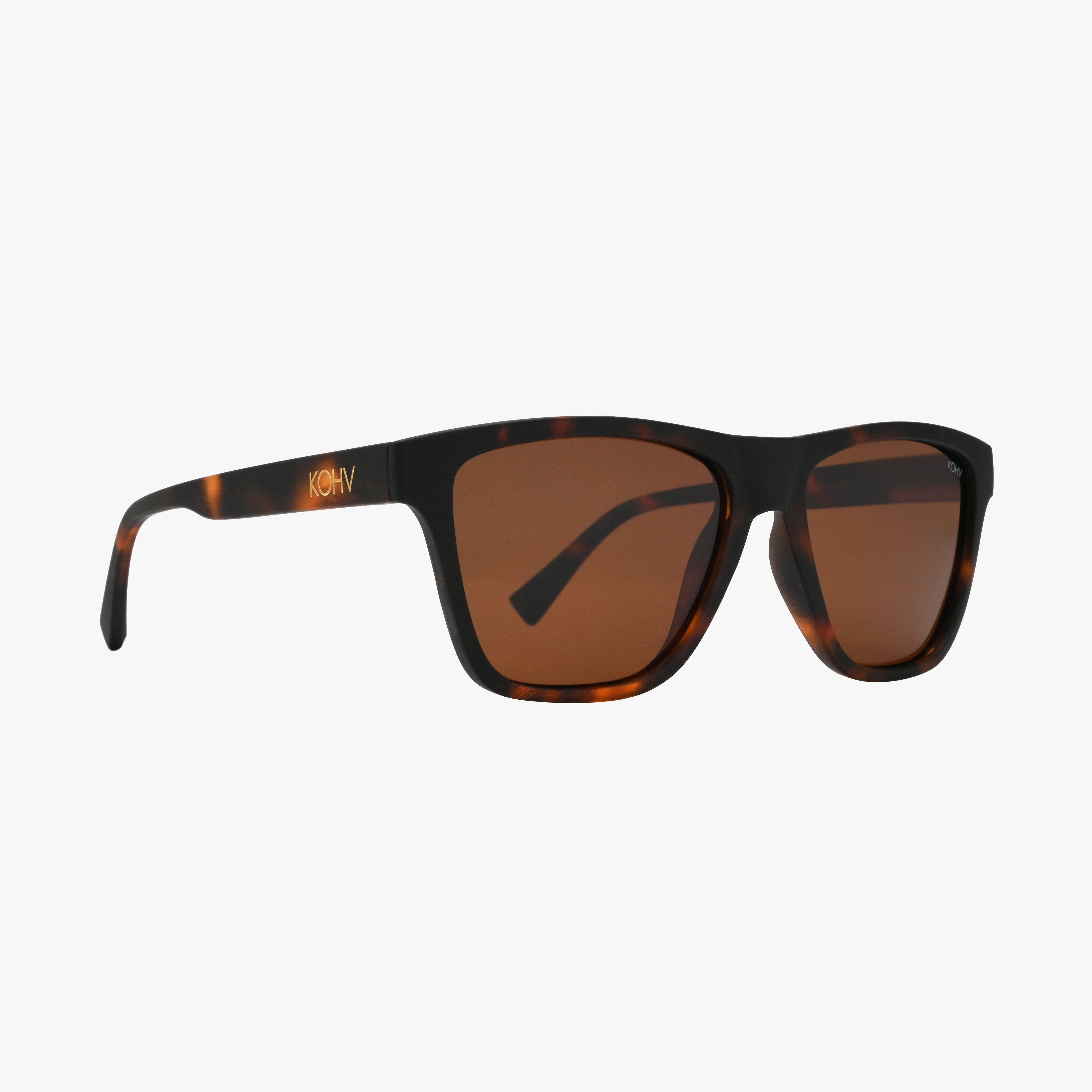 Veerie Tortoise Polarized Square Sunglasses