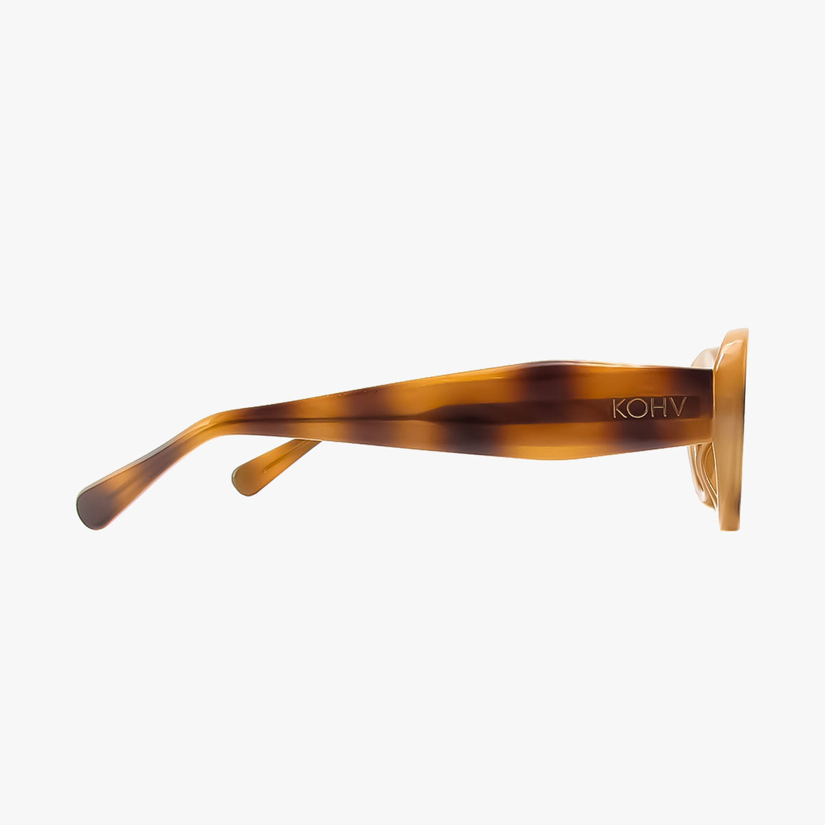 Cora Milky Tortoise Polarized Oval Round Sunglasses