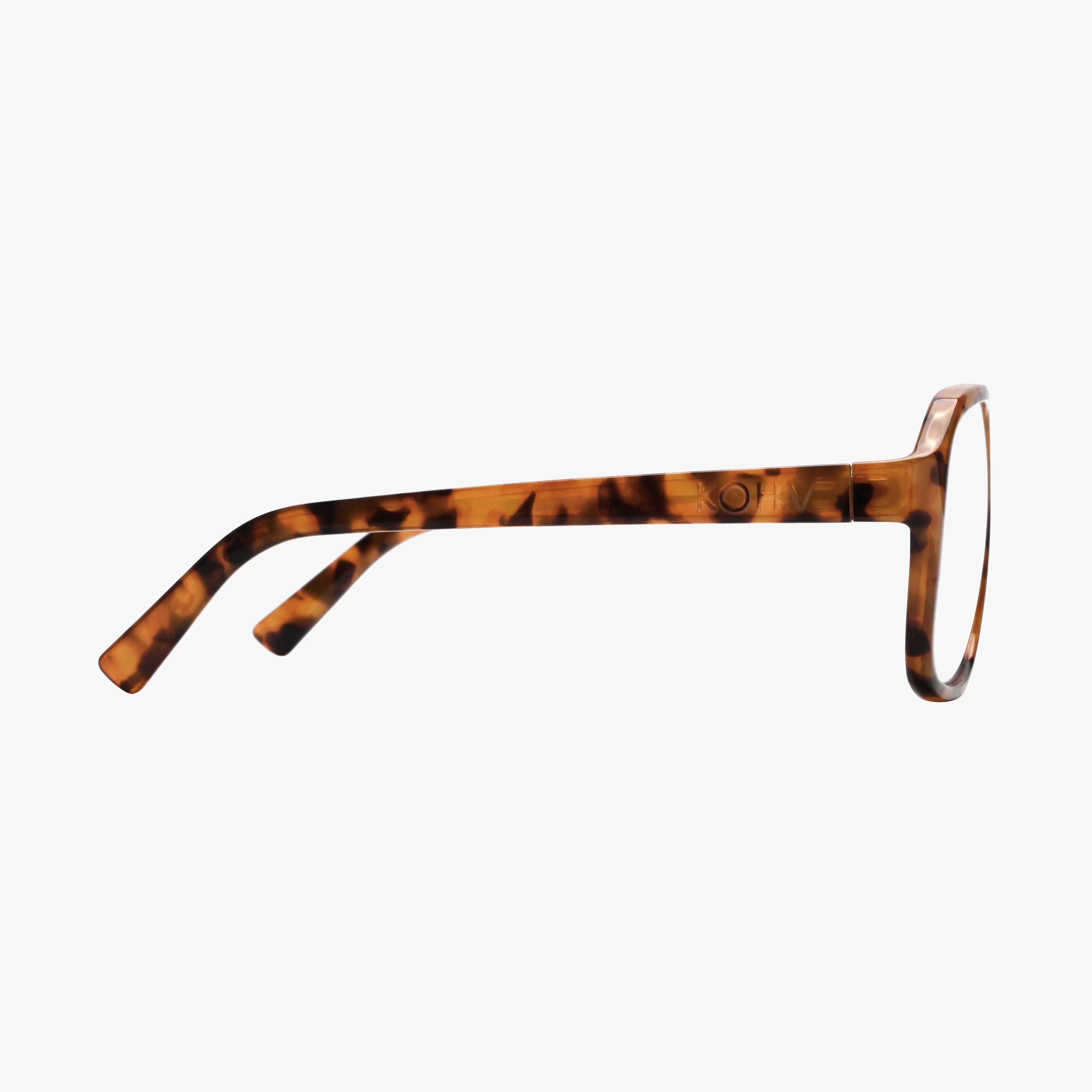 Summit Blue Light Square Aviator Glasses