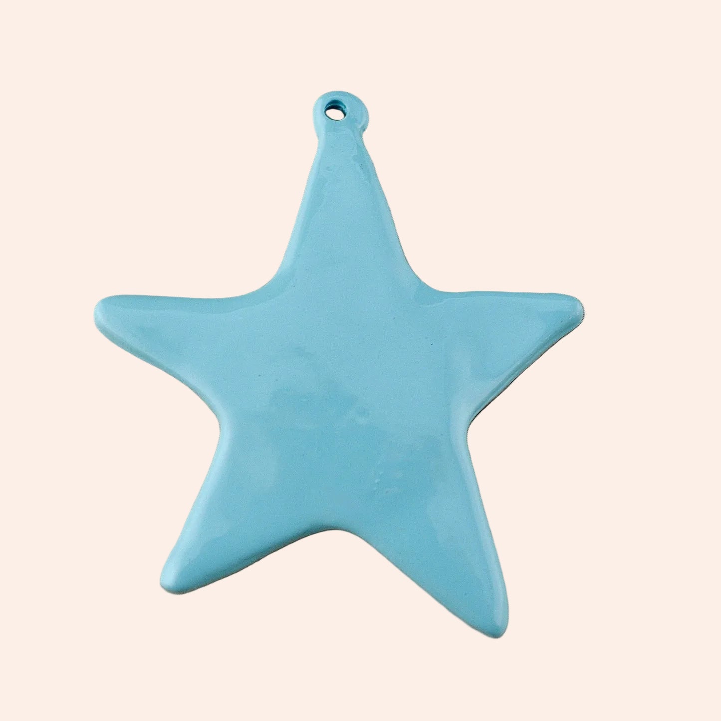 Turquoise Artisan Star Charmie charm by From Juniper With Love; star-shaped charm with top loop