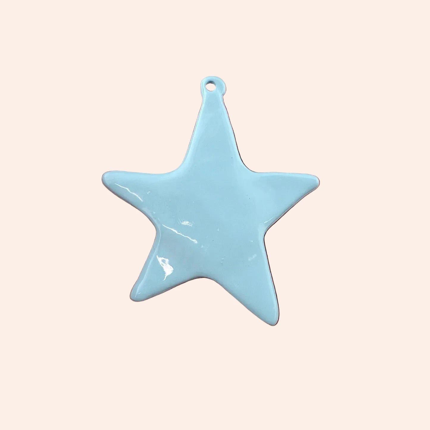 Turquoise Star Charmie Bar charm by From Juniper With Love, a Charms category accessory.