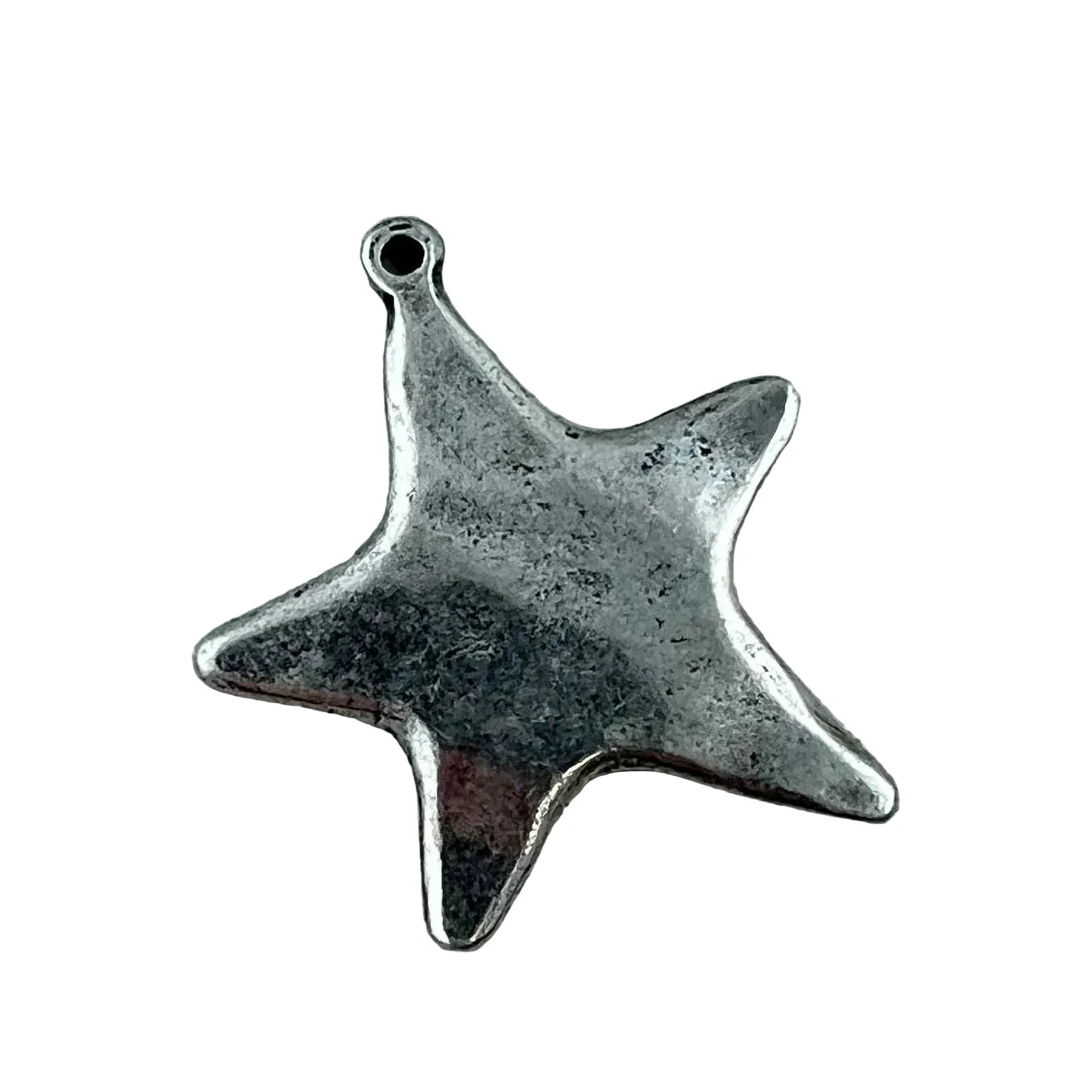 Silver Artisan Star Charmie Bar charm by From Juniper With Love.