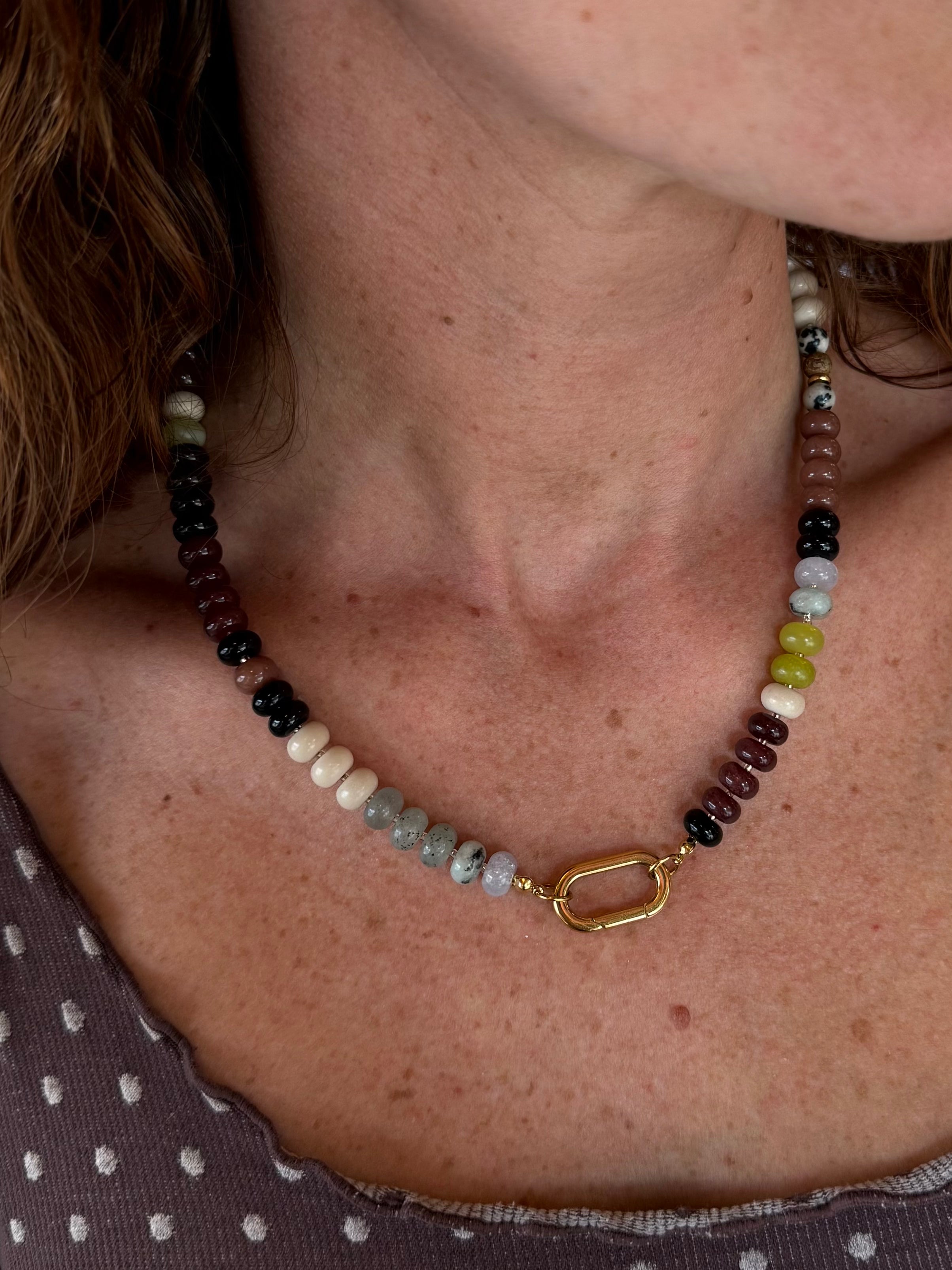 Keepsake Strand Necklace / Harvest Moon