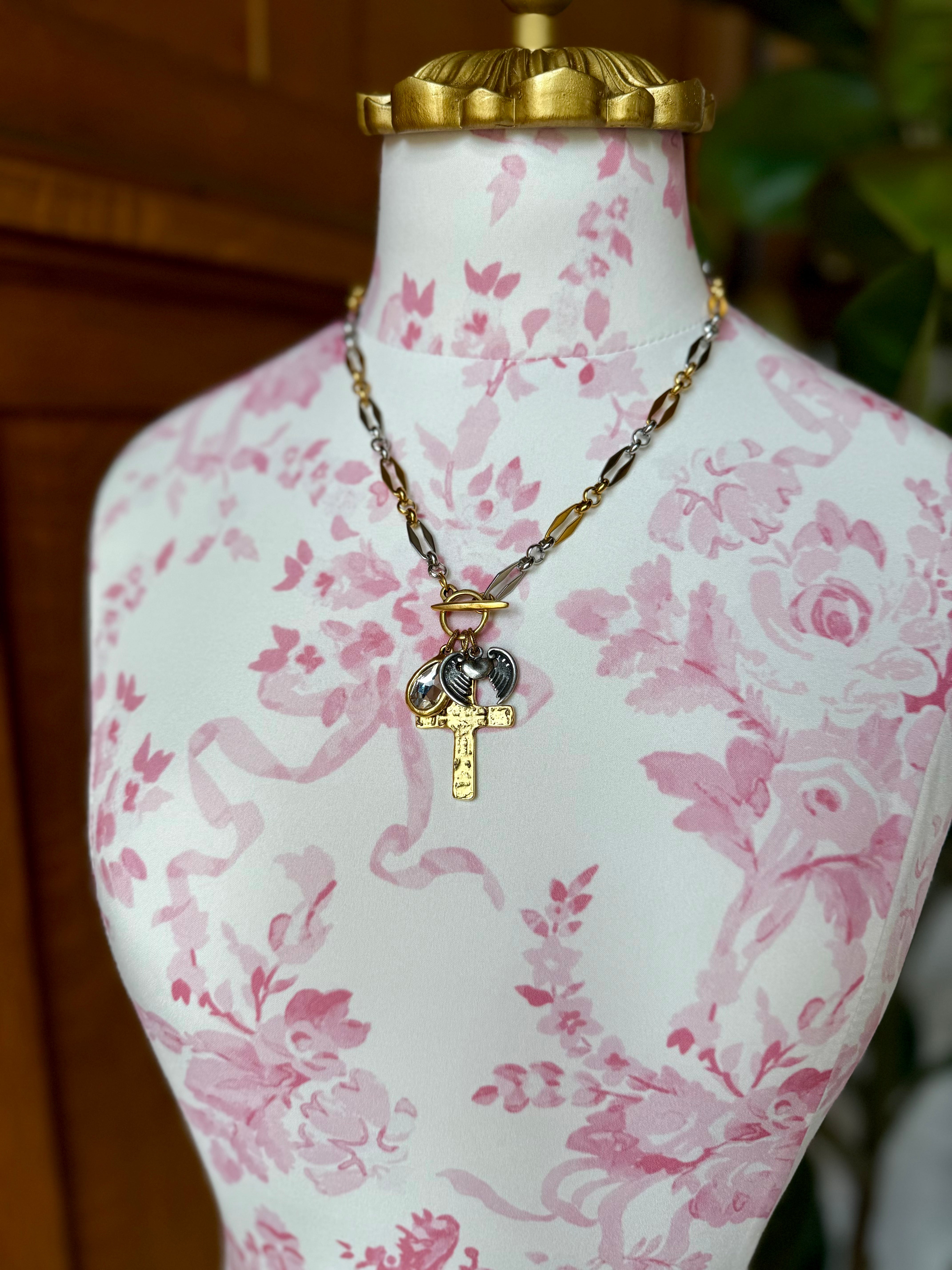 Guardian Cross Necklace