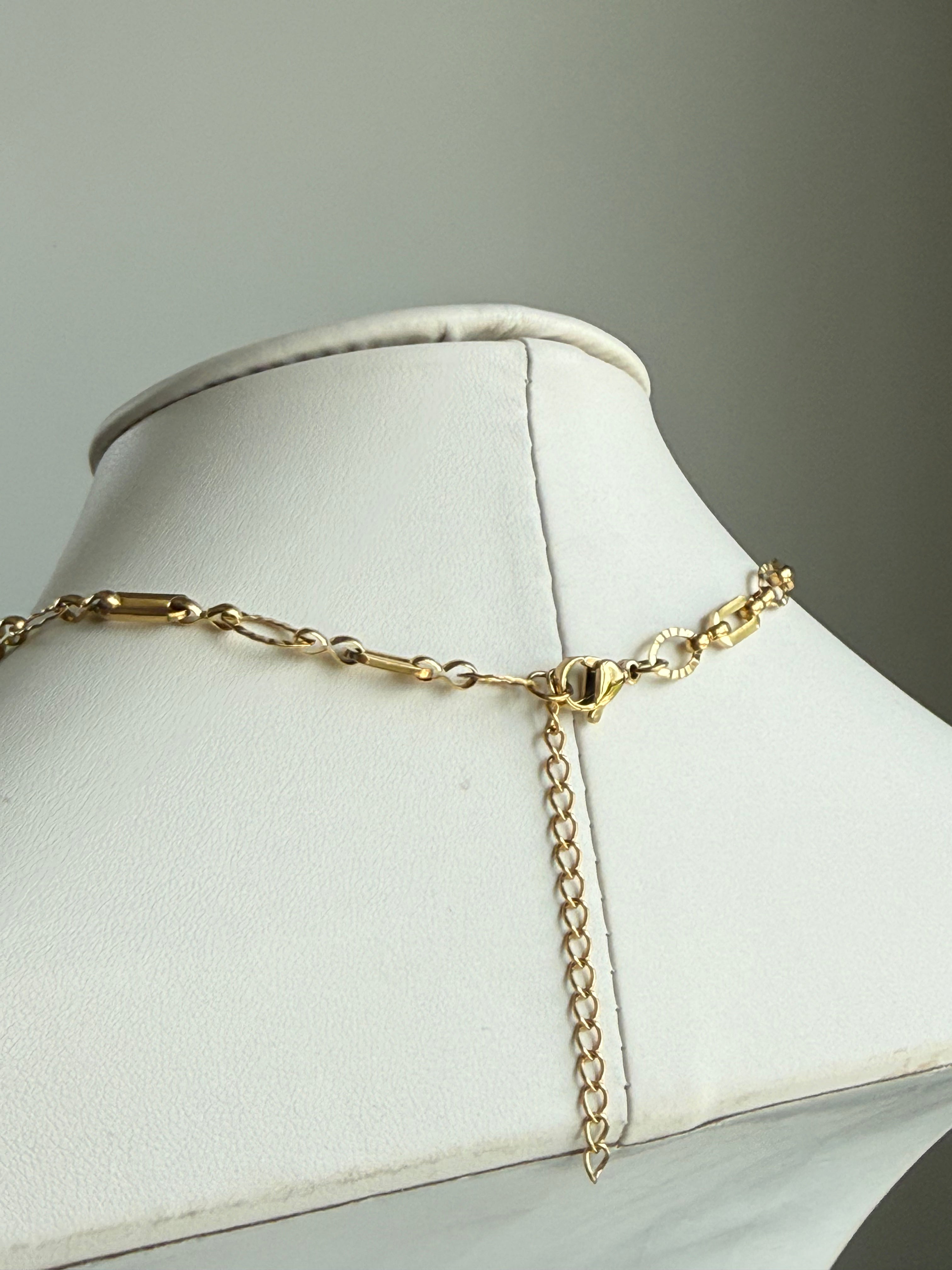 Signature Chain / Sculpted Link Necklace by From Juniper With Love in gold-tone metal
