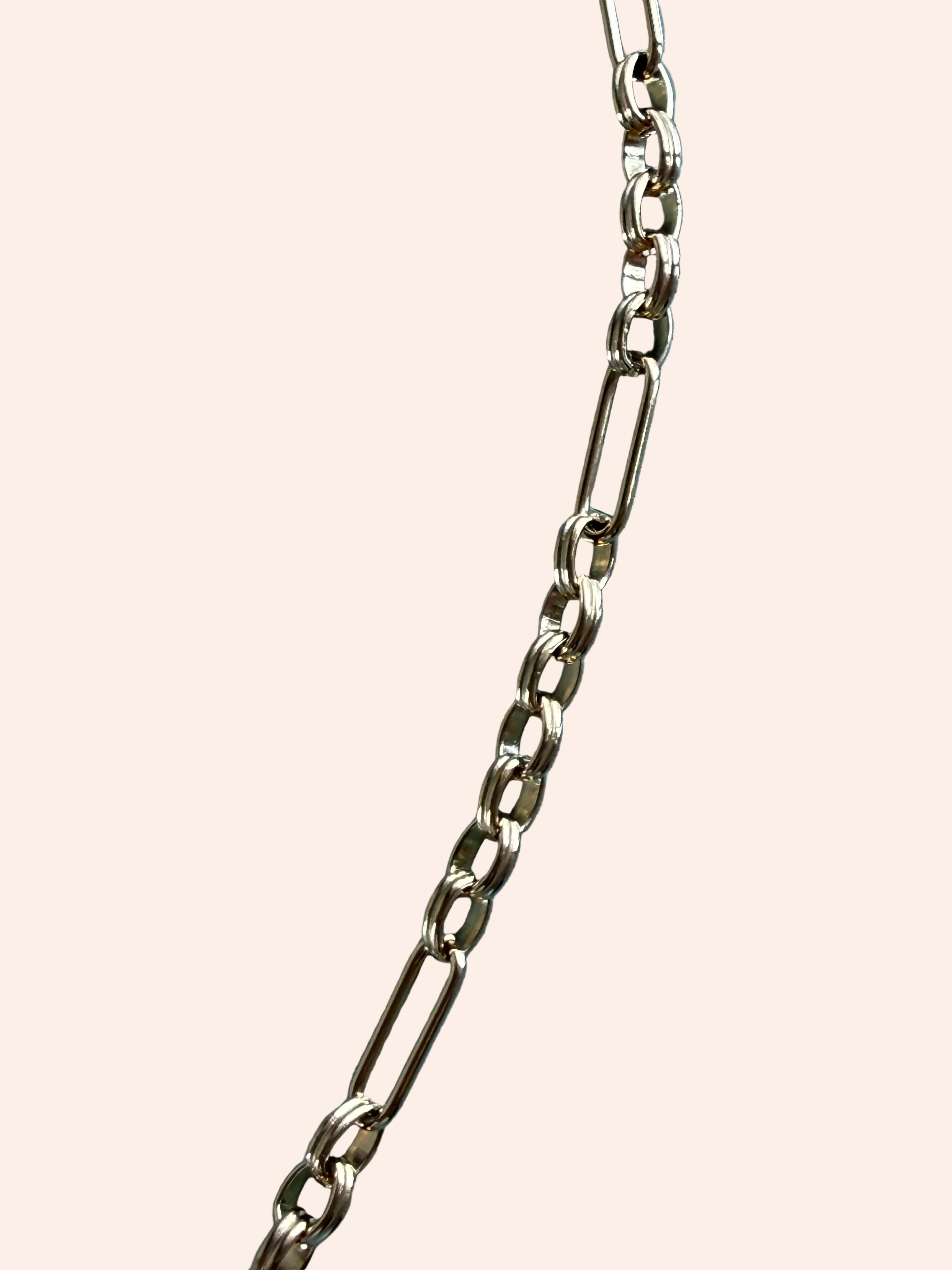 Signature Chain necklace with silver-tone rectangular links
