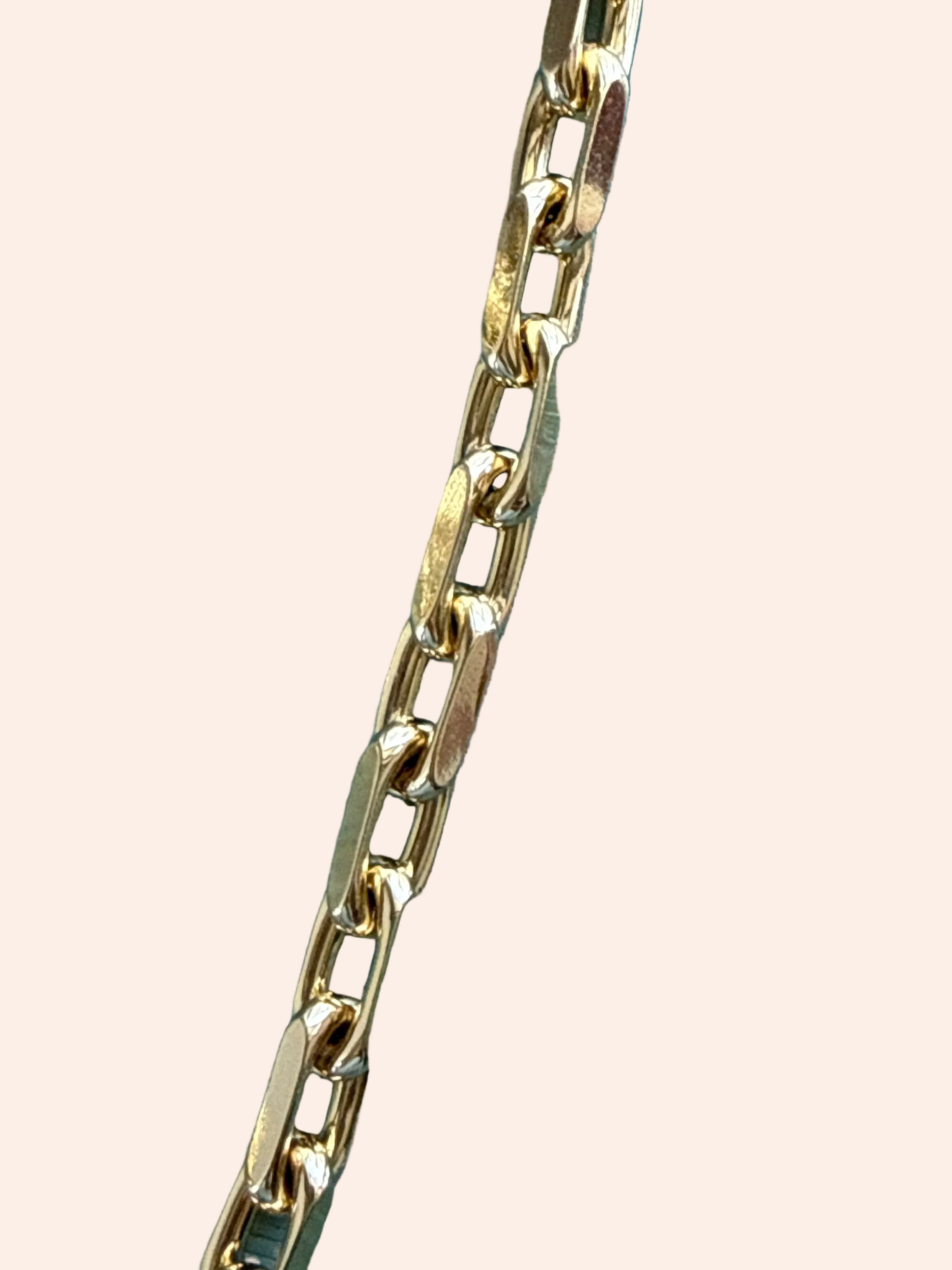 Necklace: Signature Chain Chunky Paperclip, two-tone gold and silver, From Juniper With Love.