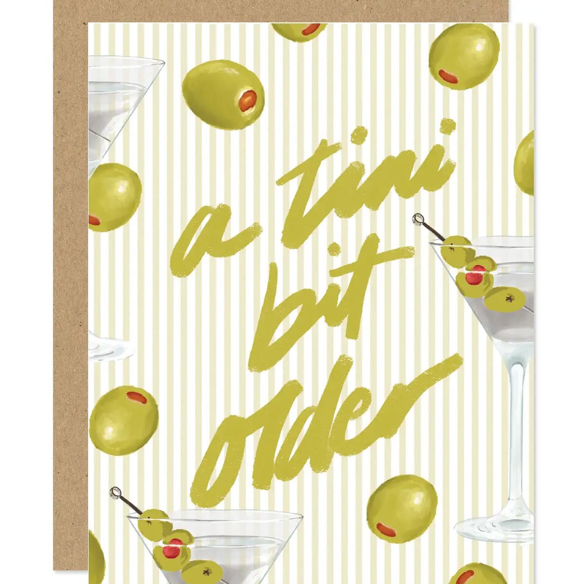A Tini Bit Older Birthday Card - From Juniper With Love
