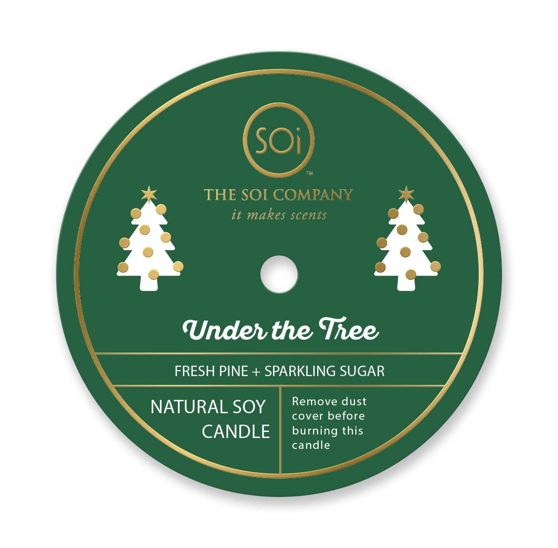 Tree & Gift 12oz Icon Candle