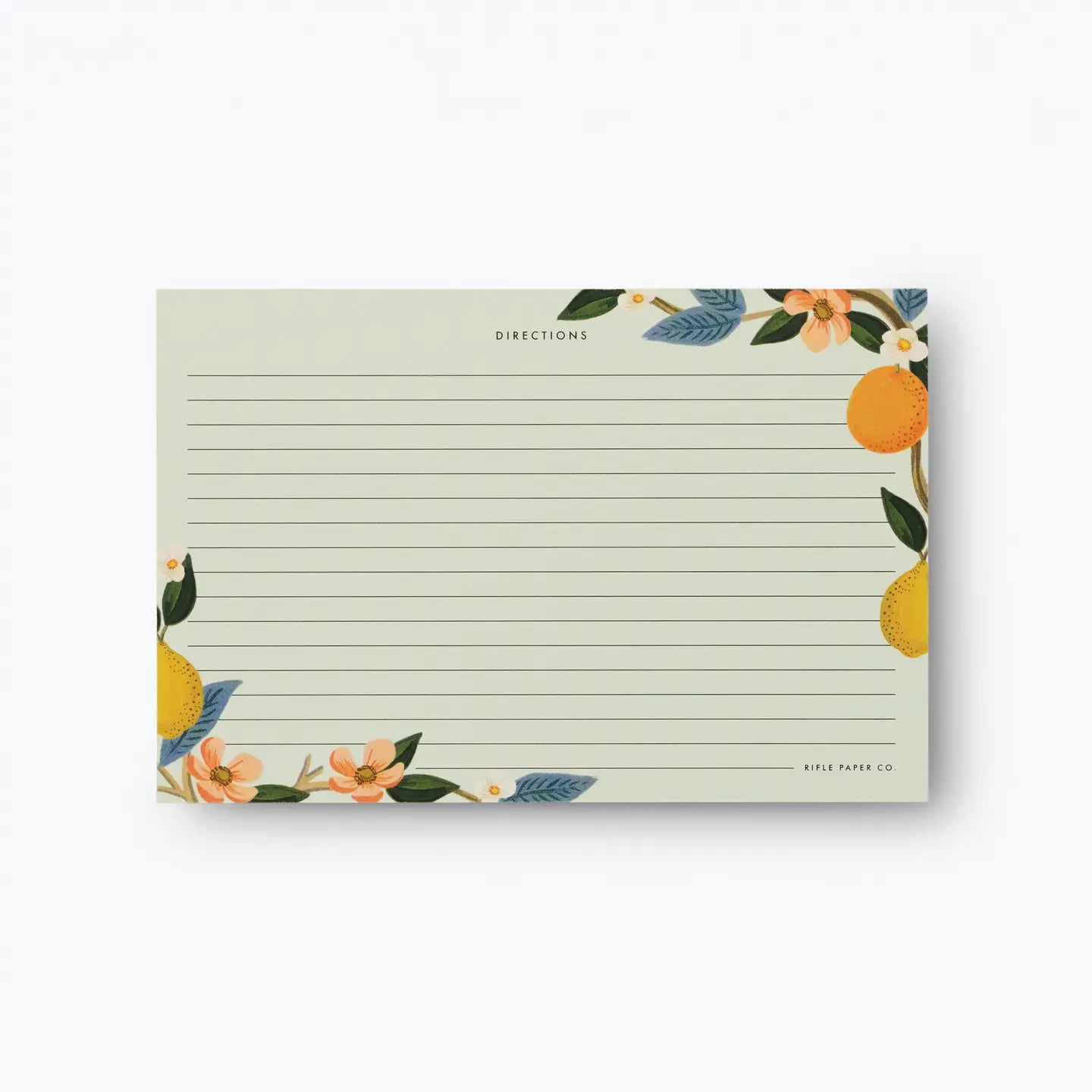 Pack of 12 Citrus Grove Recipe Card