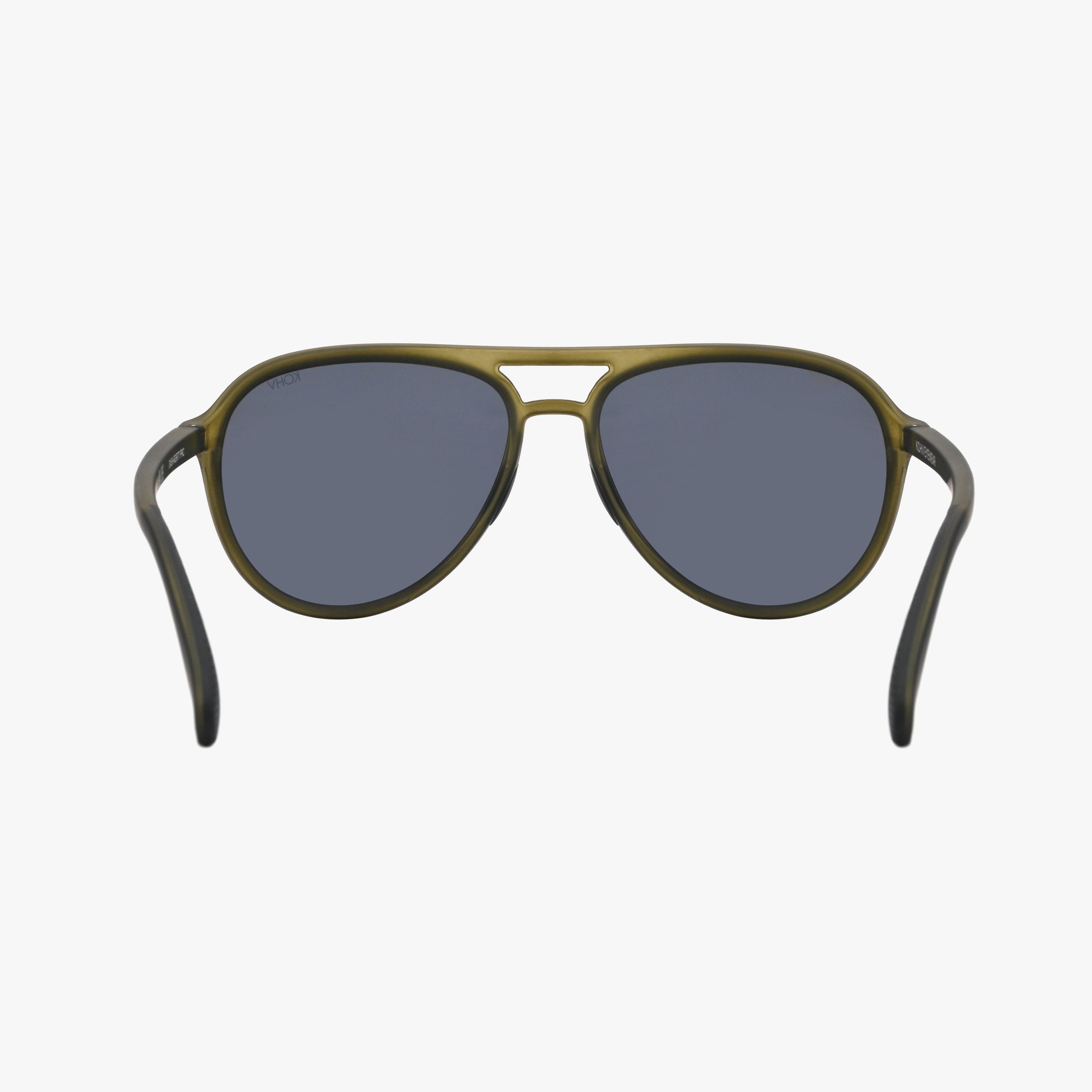 Dash Aspen Polarized Active Soft Rubber Aviator Sunglasses